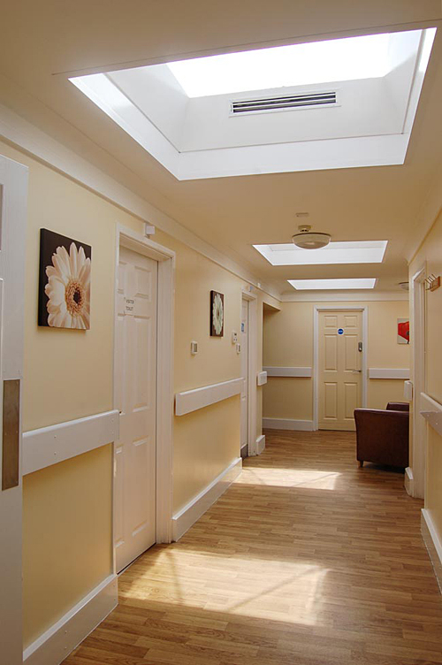 corridor in care home